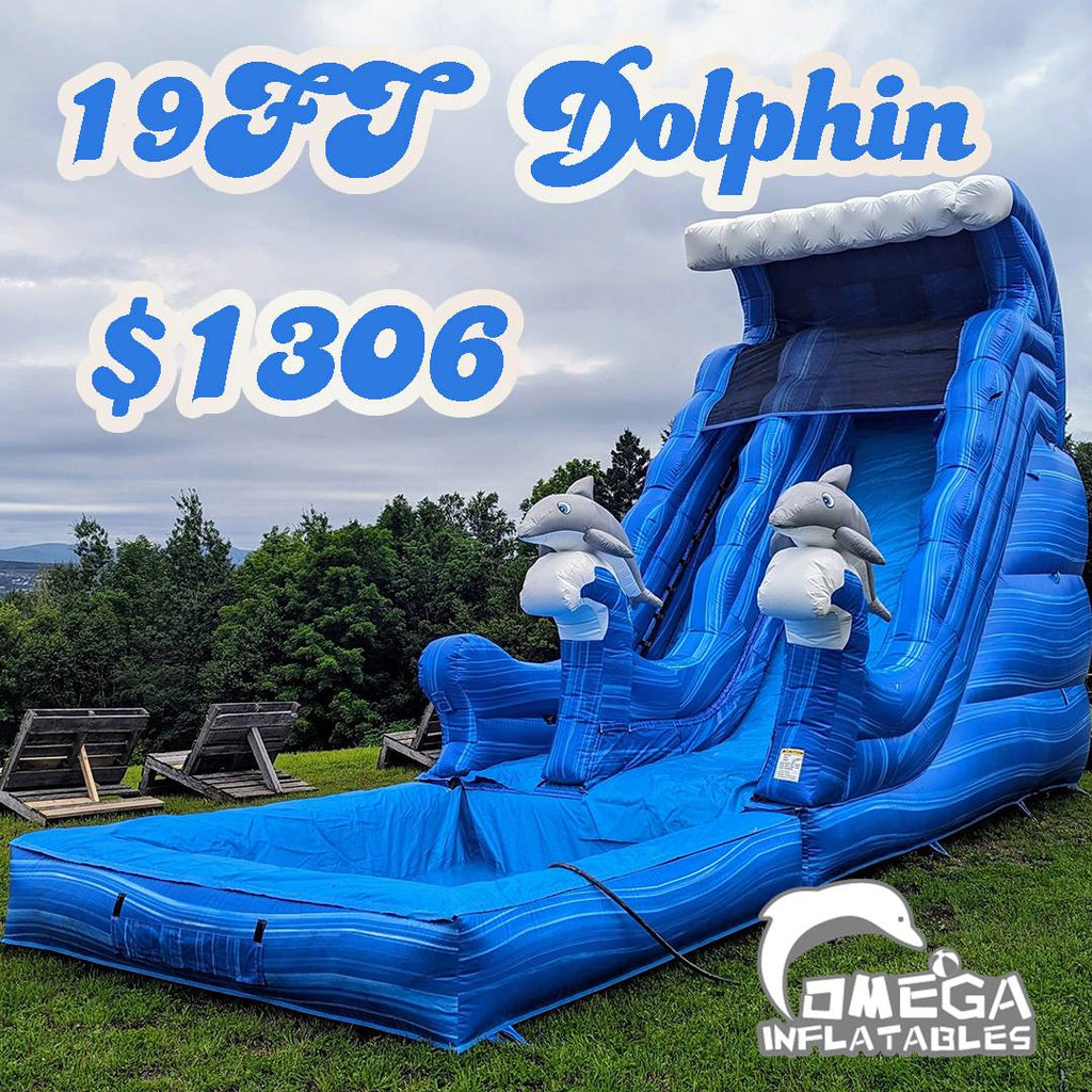 Feedback of 19FT Dolphin Water Slide