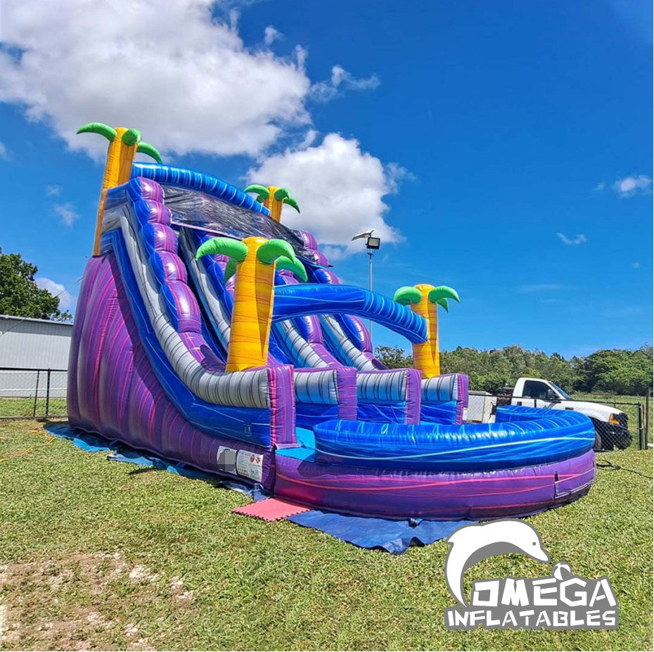 Customer Feedback - 20FT Purple Tropical Water Slide