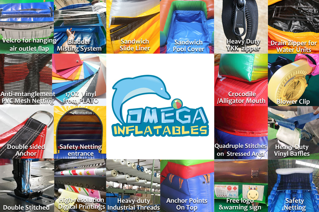 Omega Premium quality on commercial-grade inflatables