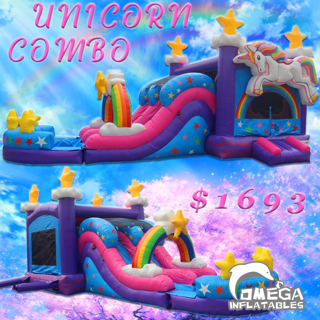 Inflatable Unicorn Water Combo