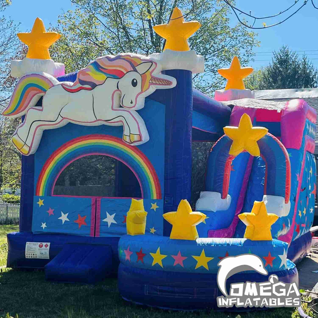 5 in 1 Unicorn Water Slide Combo