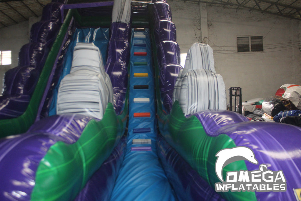 19FT Dark Night Inflatable Water Slide