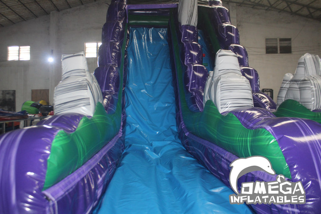 19FT Dark Night Inflatable Water Slide