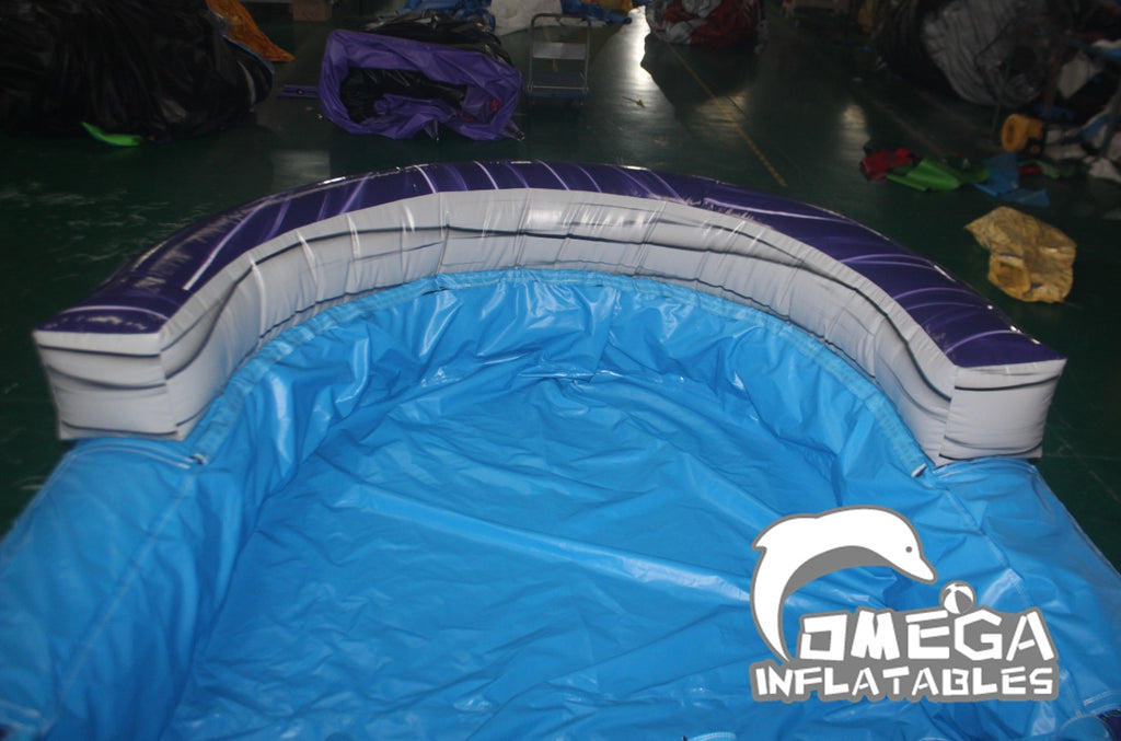 Marble Purple Inflatable Mini Water Slide