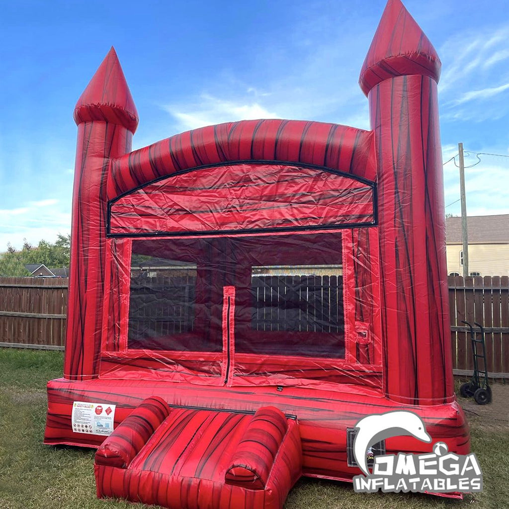 Inflatable Marble Red Bounce House