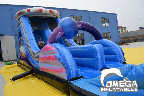 22ft Galaxy Inflatable Double Lane Slide