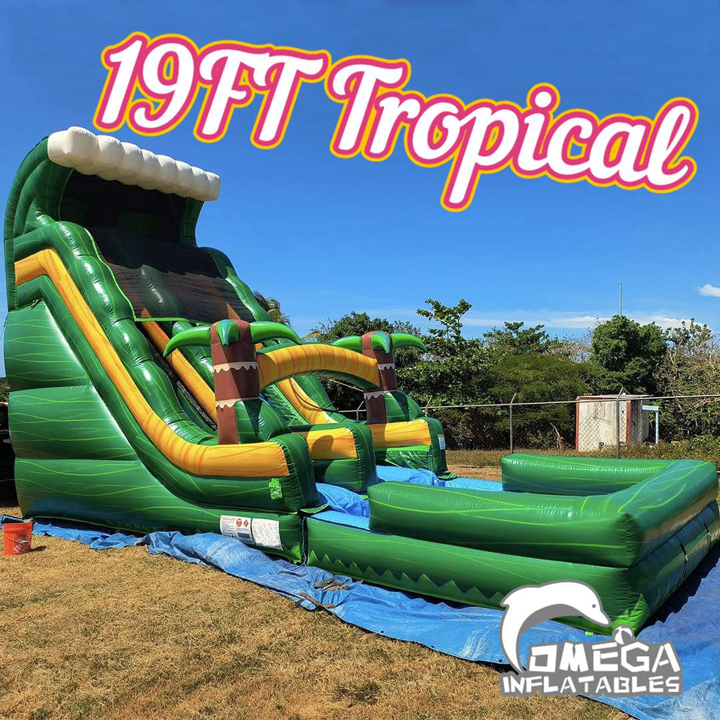 19FT Tropical Wave Wet Dry Slide