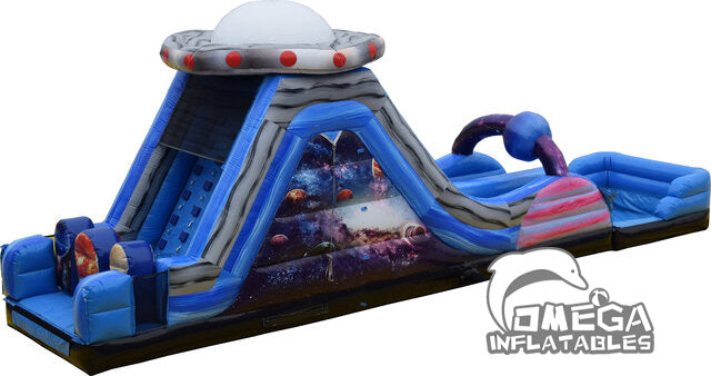 22ft Galaxy Inflatable Double Lane Slide