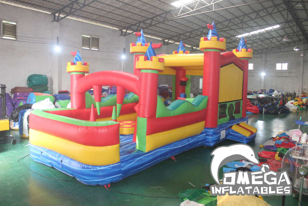 30FT Circus Obstacle Bounce House