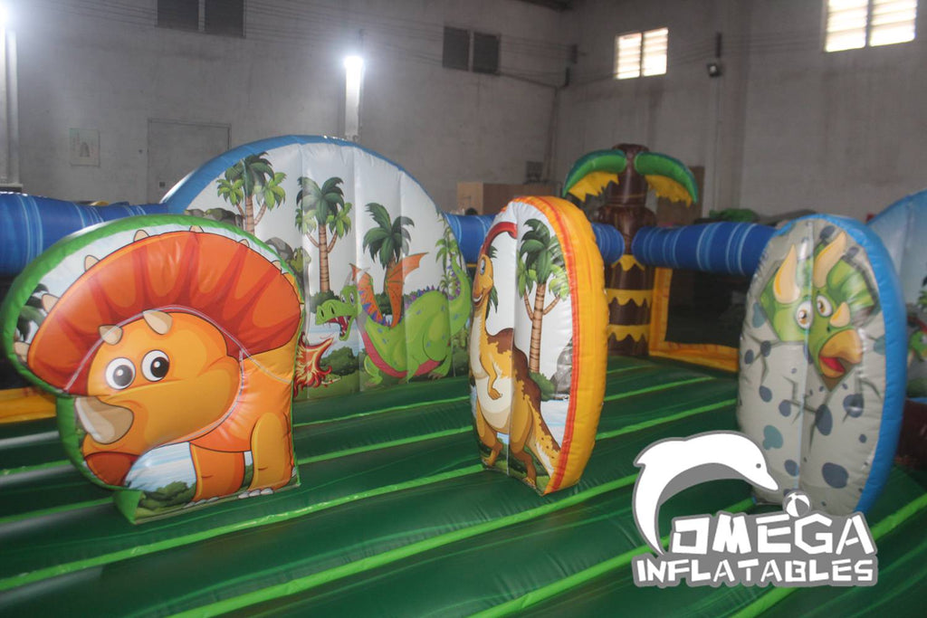 Dino World Toddler Inflatable Playland for sale