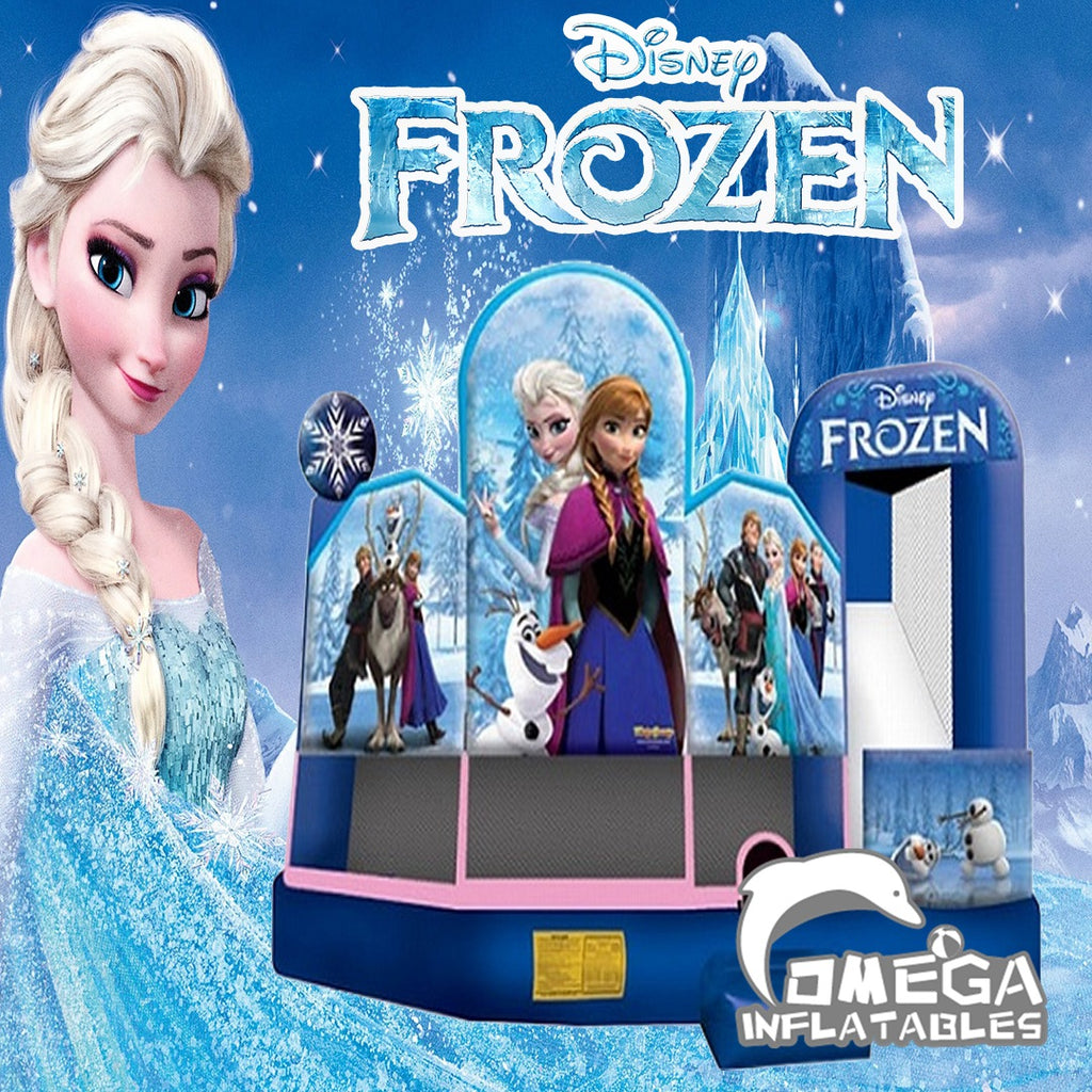 Inflatable 5 in 1 Frozen Bouncy Castle