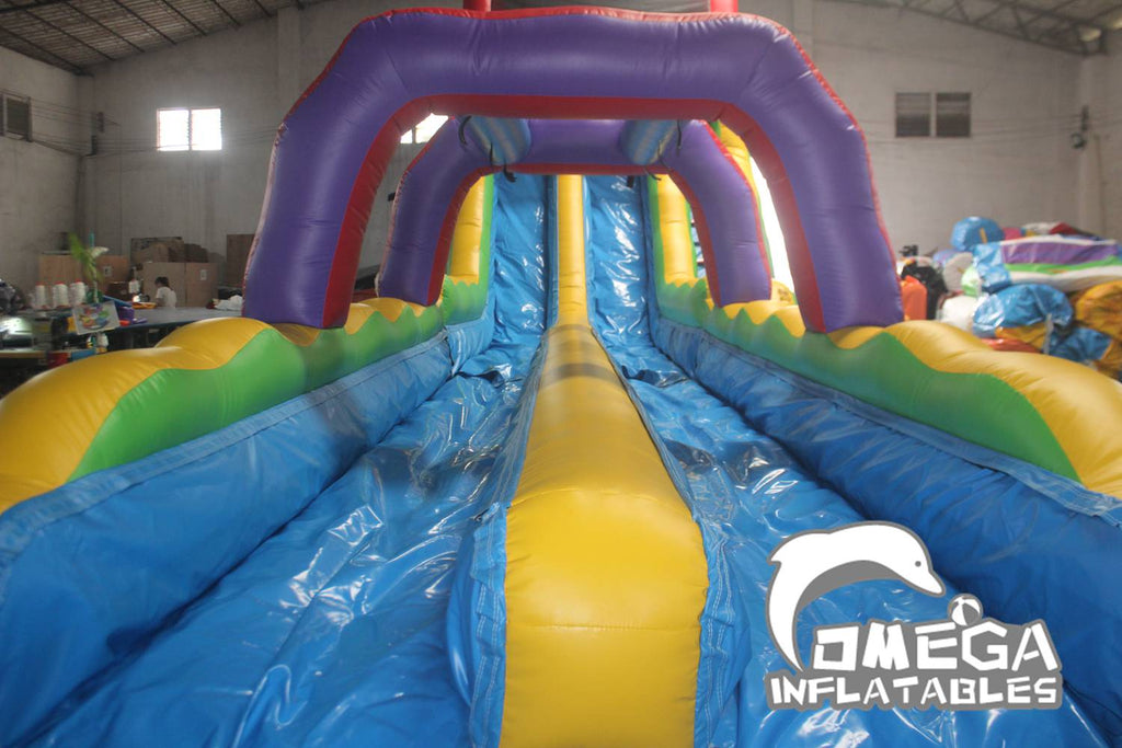 24FT Fun Inflatable Dual Water Slide