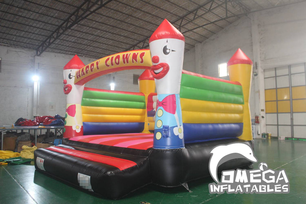 Inflatables 3D Happy Clowns Jumping Castle