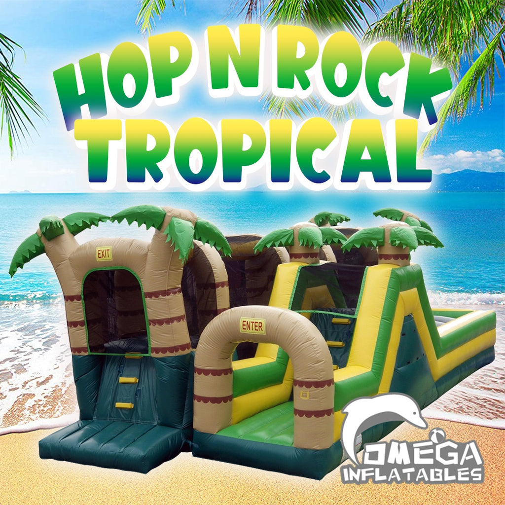 Hop N Rock Tropical Obstacle Course