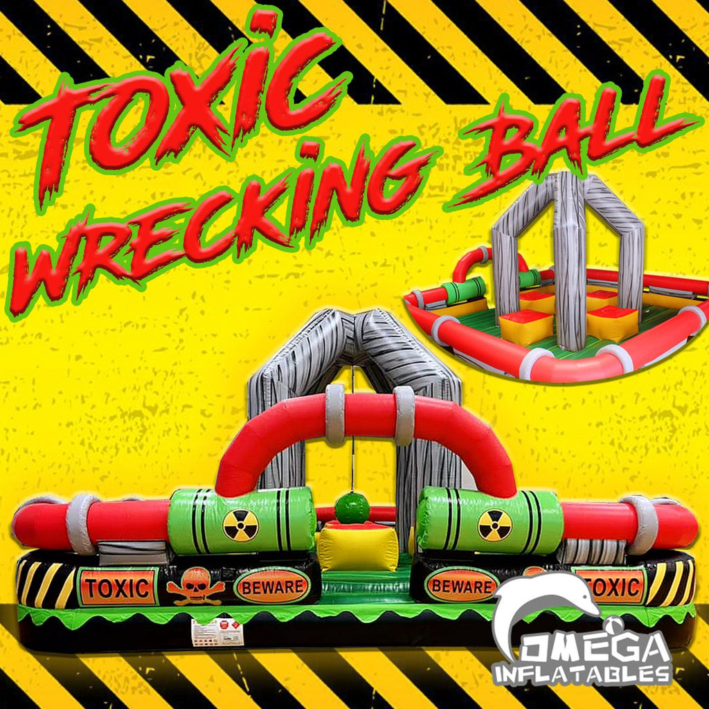 Inflatable Toxic Wrecking Ball Game