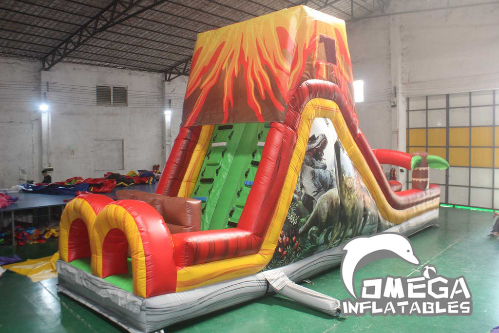 100FT Jurassic Park Commercial Inflatable Obstacle Course