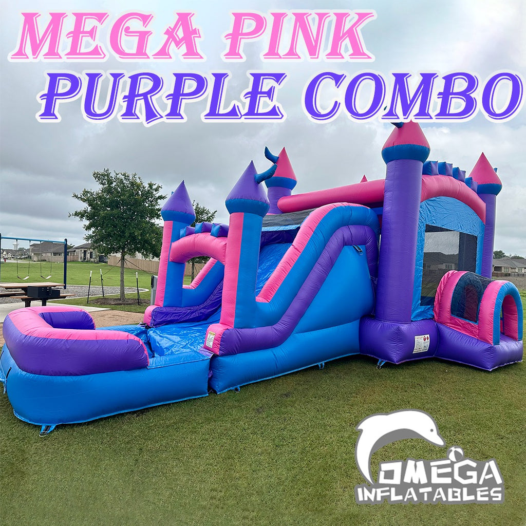 Mega Pink & Purple Inflatable Combo