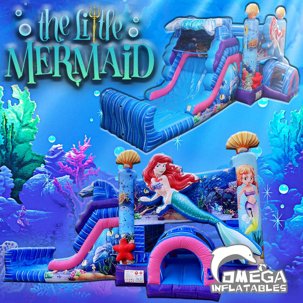 Mermaid Dry Combo Commerical Inflatables for Sale