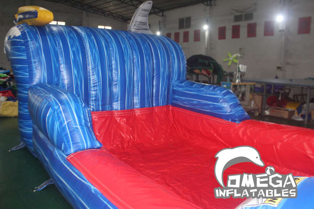 23FT Shark Sighted Inflatable Water Slide