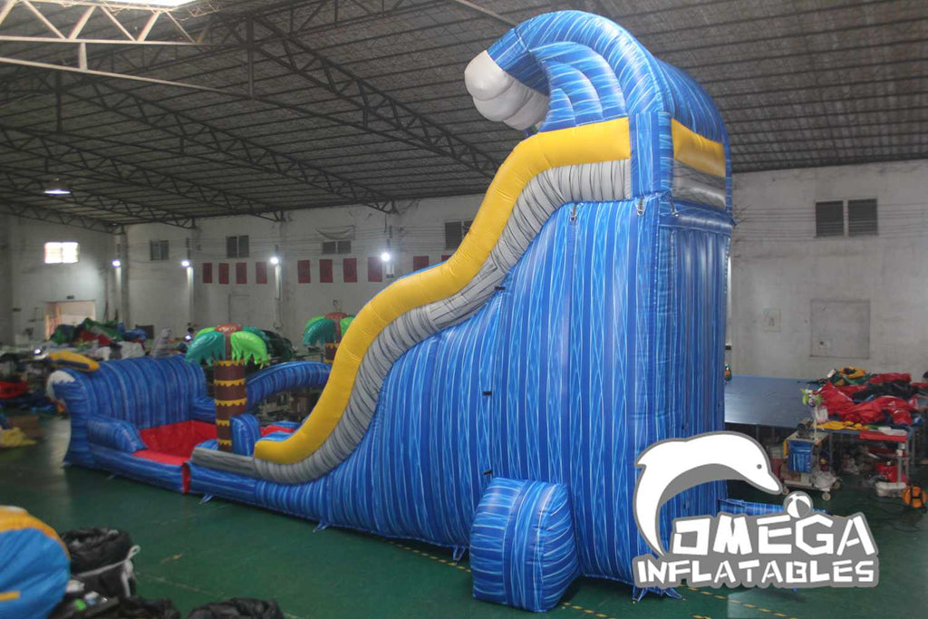 23FT Shark Sighted Inflatable Water Slide