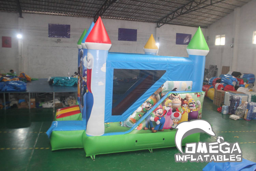 Super Mario Castle Combo Inflatables for sale