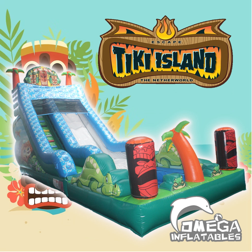 18FT Supplier Inflatable Tiki Falls Water Slide