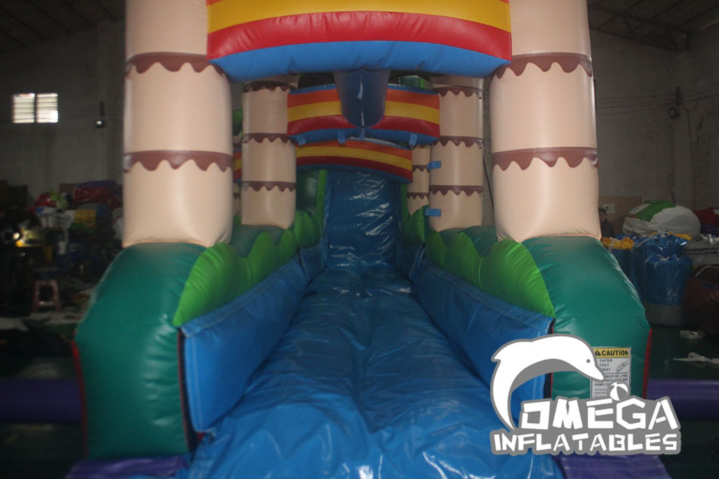 18FT Tropical Paradise Water Slide