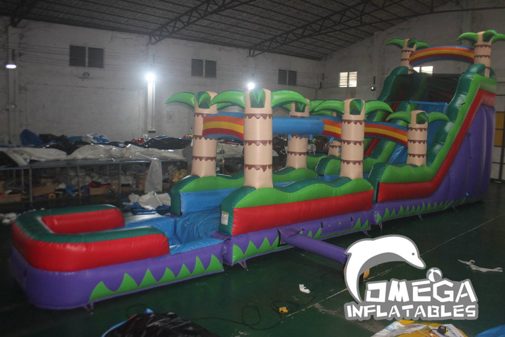 18FT Tropical Paradise Water Slide