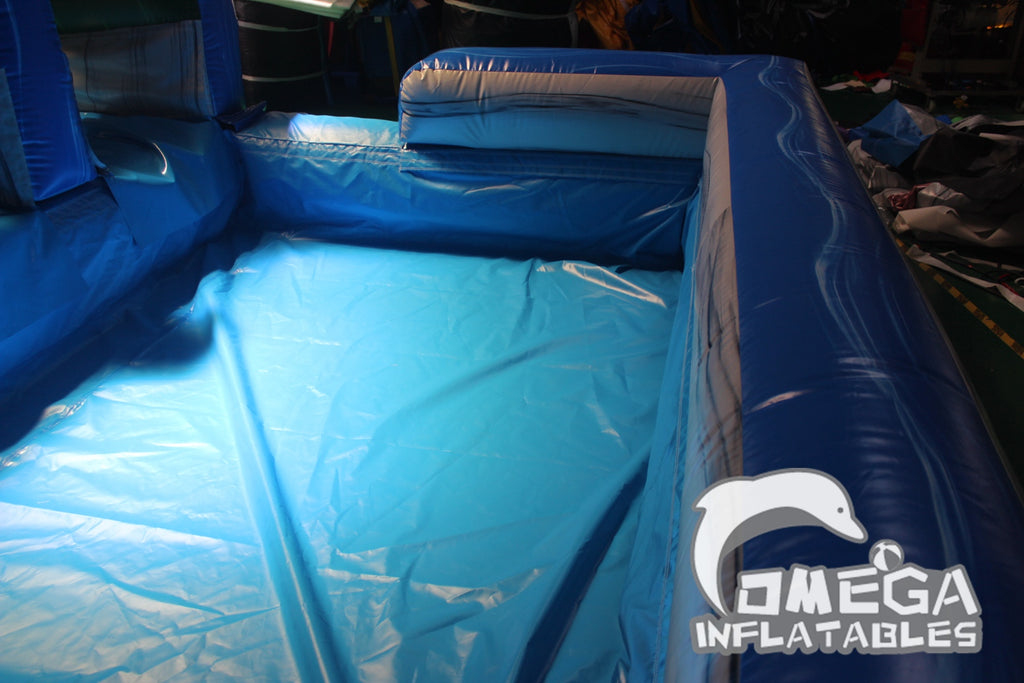 20FT Tropical Dual Lane Water Slide