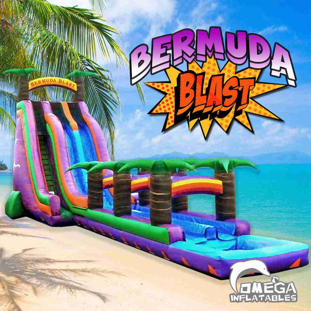 22FT Bermuda Blast Inflatable Water Slide
