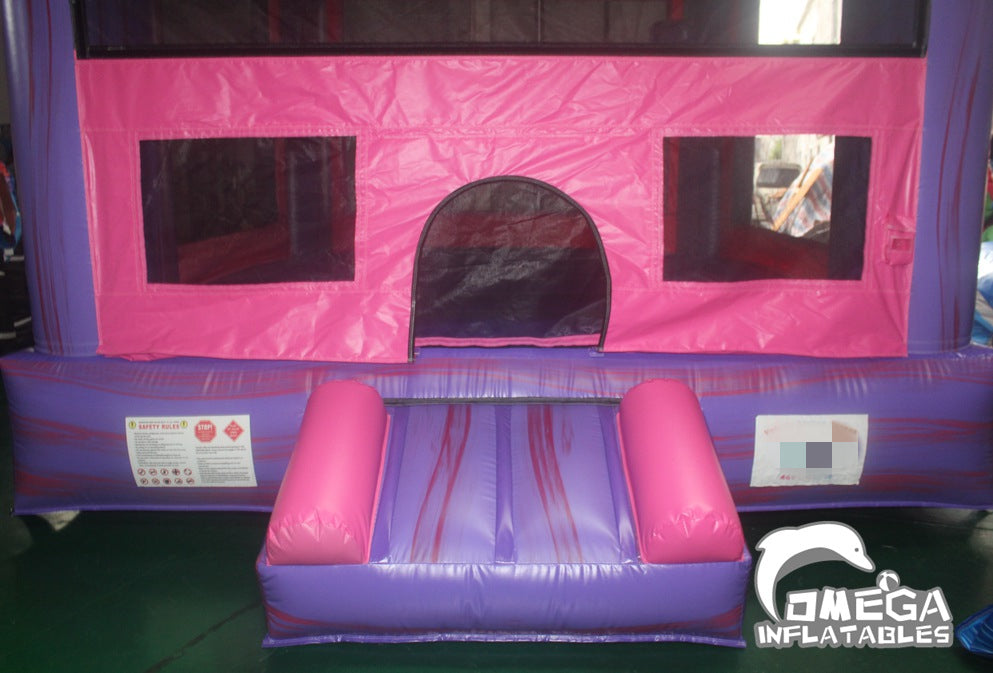 Marble Pink & Purple Bounce House