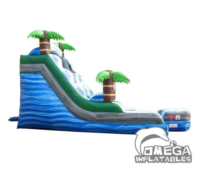 15FT Tropical Marble Wet Dry Inflatable Slide