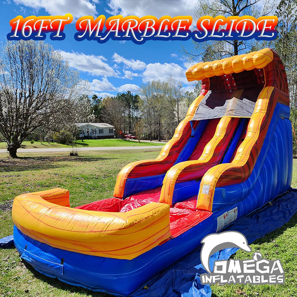 16FT Custom Marble Water Slide For Sale