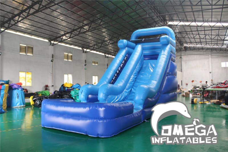 16FT Blue Wet Dry Slide