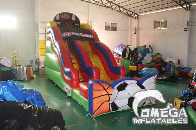16FT Inflatable Sport Splash Slide
