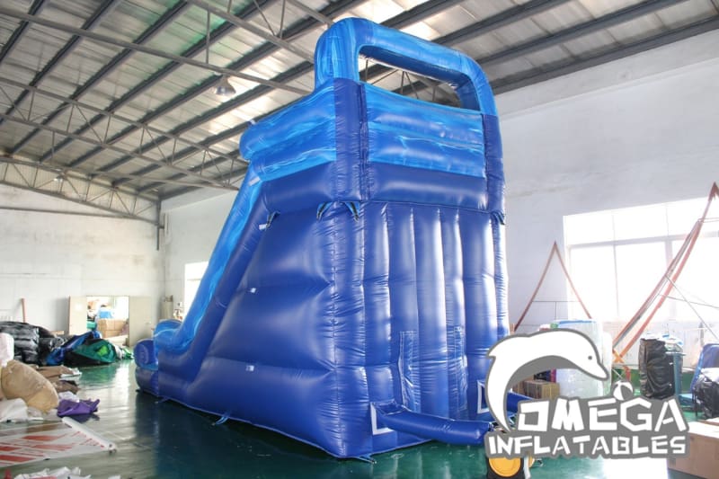 16FT Marble Blue Wet Dry Slide