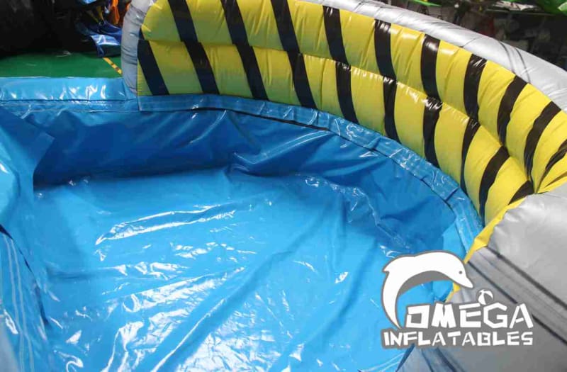 16FT Toxic InflatableWet Dry Slide