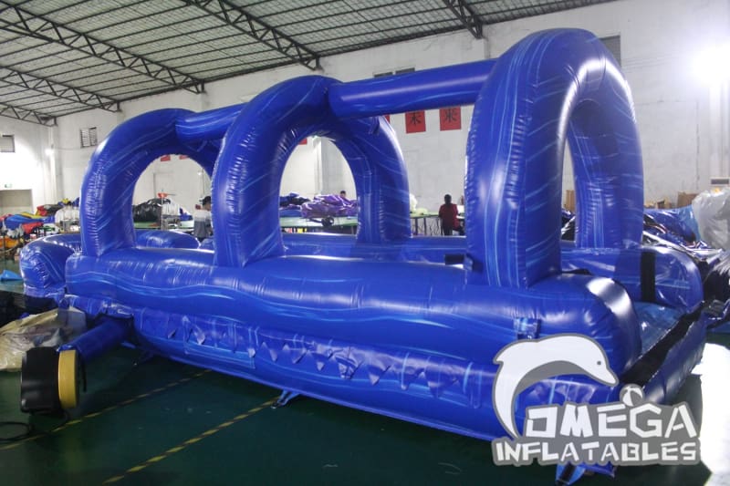 18FT Blue Marble Water Slide