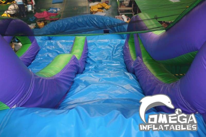 18FT Custom Triple Water Slide