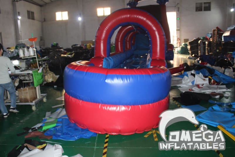 18FT Dolphin Inflatable Water Slide