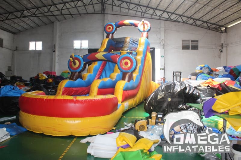 19FT Inflatable Target Water Slide