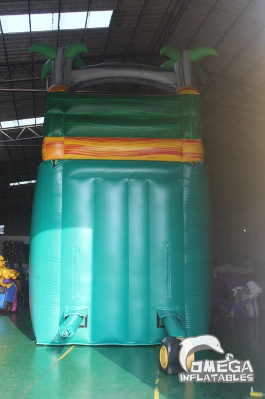 20FT Palm Tree Wet Dry Slide