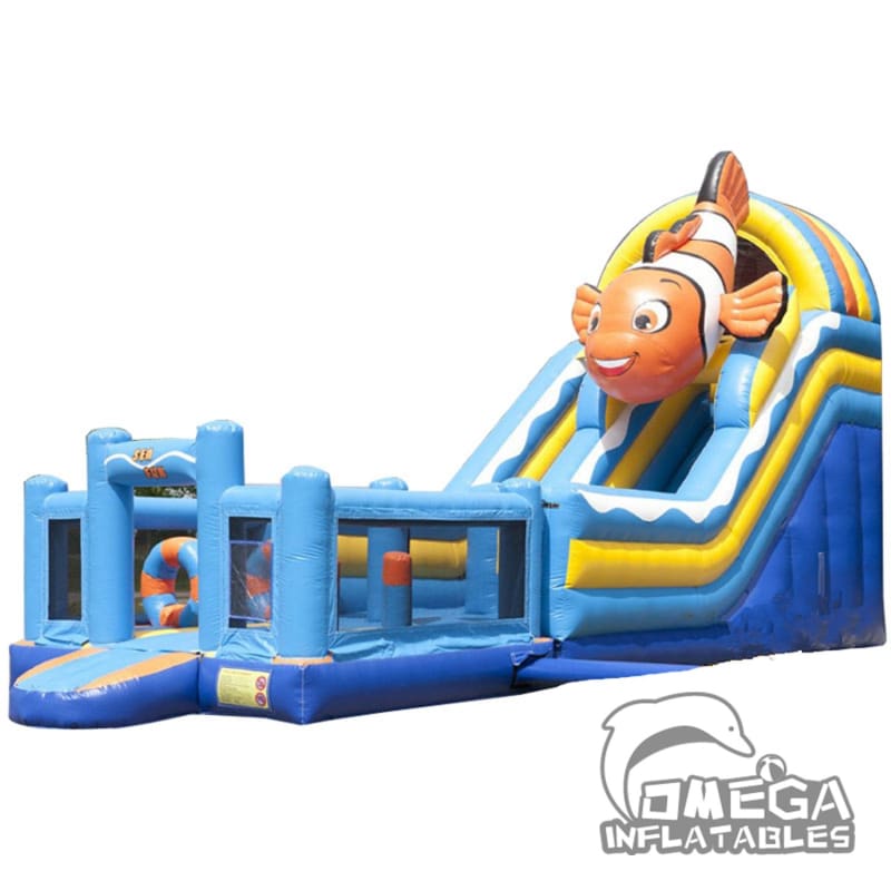 21FT Inflatable Fish Slide