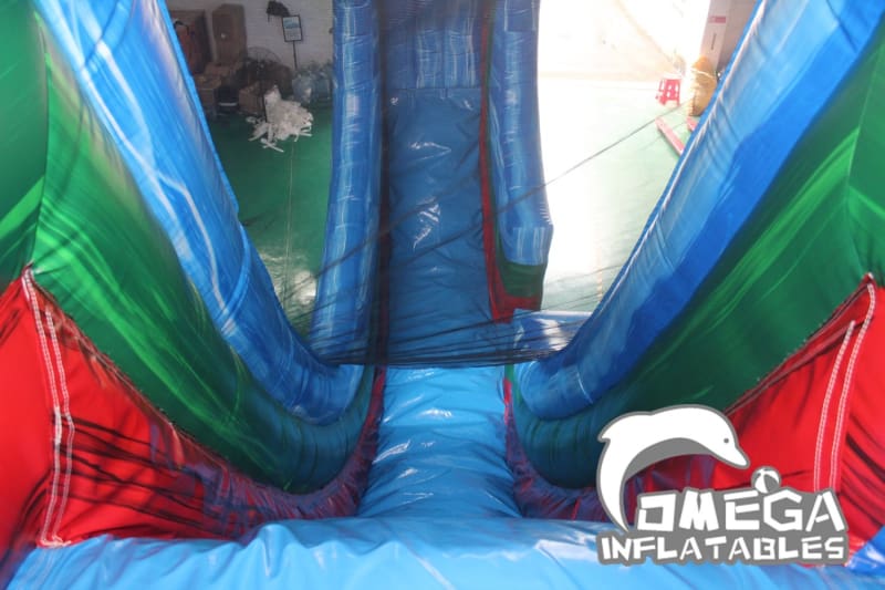 21FT Multiple Marble Rampage Water Slide