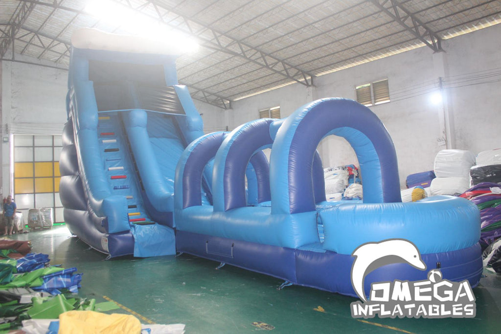 Blue Wave Inflatable 22 ft Water Slide For Sale