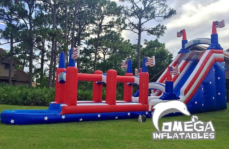 23FT Big Glory Single Lane Water Slide