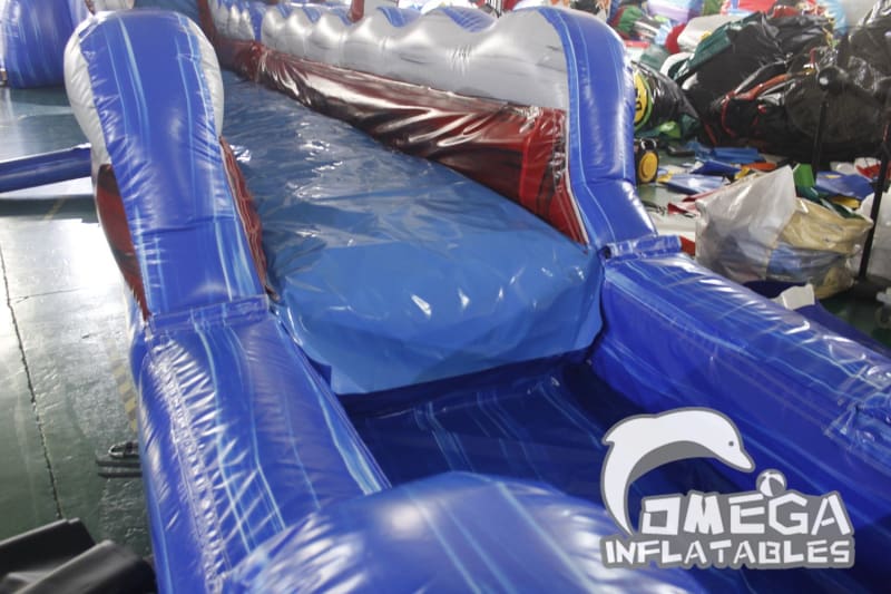 23FT Ocean Battle Water Slide with Slip n Slide