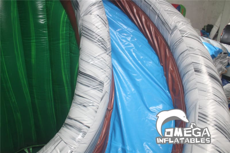 23FT Super Spiral Tropical Commercial Inflatable Water Slide