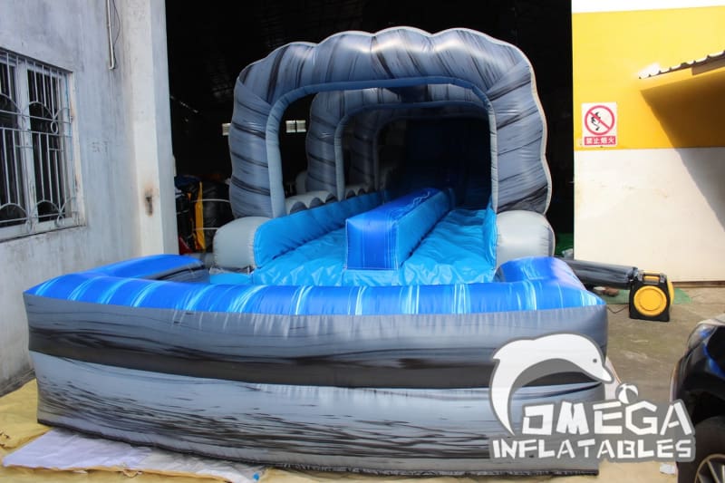 27FT Roaring River Dual Lanes Water Slide