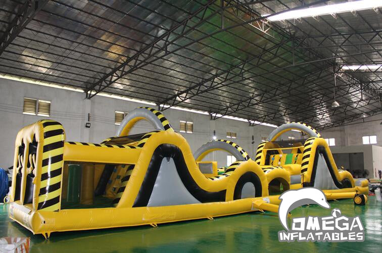 Interactive Atomic Inflatable Obstacle Course with Pool